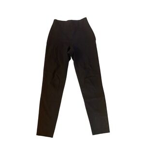 Transit Par Such Black Stretch Cotton Slim Pants Side Zip Made in Italy Size 1